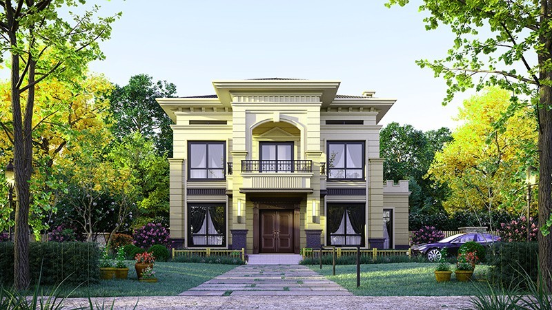 邢台中式合院住宅，开放庭院与邻里乡亲更亲近